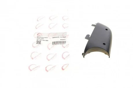 Кришка дзеркала (R) VW Caddy/T5 03- (нижня) (opt-om) ROTWEISS RWS2287