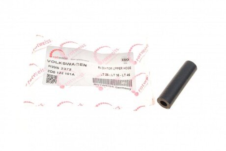 Патрубок системи охолодження VW LT 2.5TDI 96-06 (opt-om) ROTWEISS RWS2372