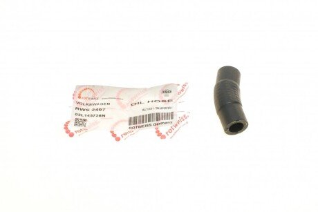 Патрубок зливу оливи турбіни VW T5 2.0TDI 11-15 (opt-om) ROTWEISS RWS2497