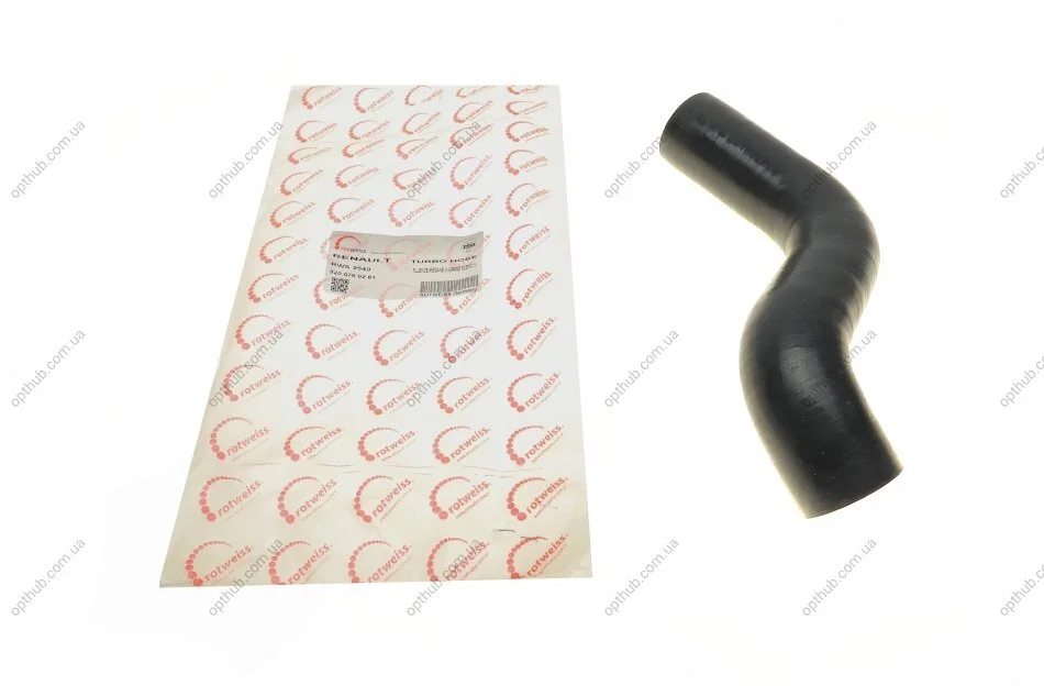 Патрубок інтеркулера Renault Megane III 1.5 dCi 08- (opt-om) ROTWEISS RWS2540 (фото 1)