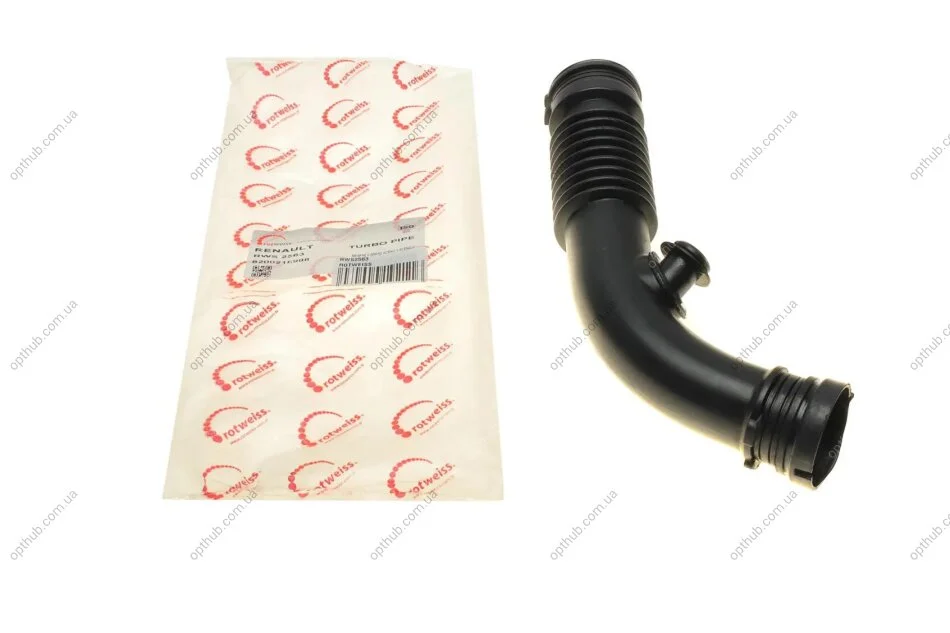 Патрубок інтеркулера Renault Clio/Kangoo 1.5 dCi 01- (opt-om) ROTWEISS RWS2563 (фото 1)