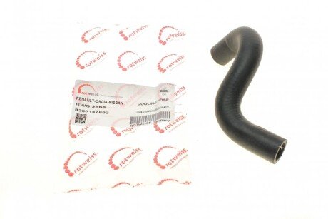 Патрубок радиатора Renault Kangoo 1.5 dCi 01- (теплообминника) UA63 ROTWEISS RWS2566