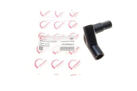 Патрубок радиатора Renault Kangoo/Clio II,III/Megane 1.5dCi 08- UA63 ROTWEISS RWS2588