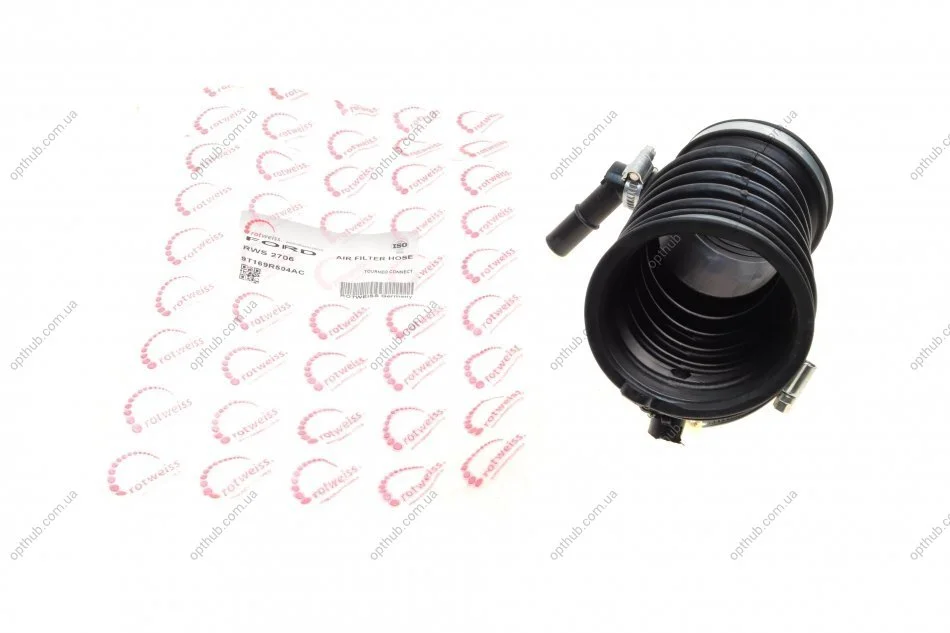 Патрубок фільтра повітряного Ford Connect 1.8TDCi 02- (opt-om) ROTWEISS RWS2706 (фото 1)