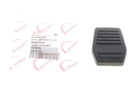 Накладка педалі гальма Ford Focus 04- (opt-om) ROTWEISS RWS3065