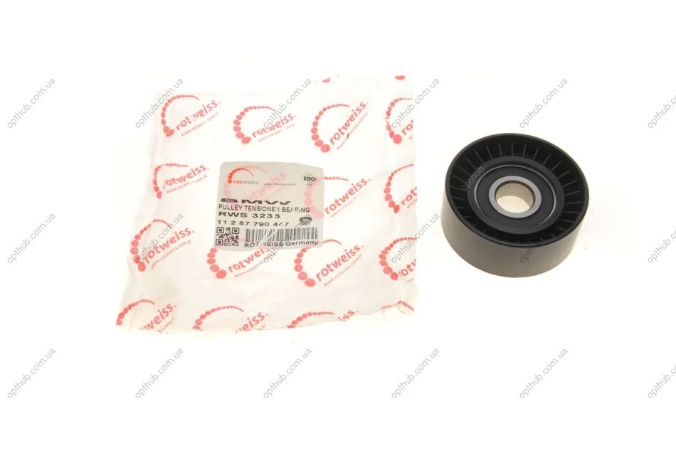 Ролик генератора BMW 1(E87)/3(E90-93) 2.0/3.0D 03-13 N47/M57 (натяжний) (64x26) (opt-om) ROTWEISS RWS3235 (фото 1)