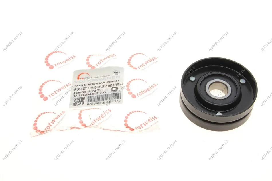 Ролик генератора VW Caddy 1.9SDI 95-04 (натяжний) (70x24) UA63 ROTWEISS RWS3237 (фото 1)