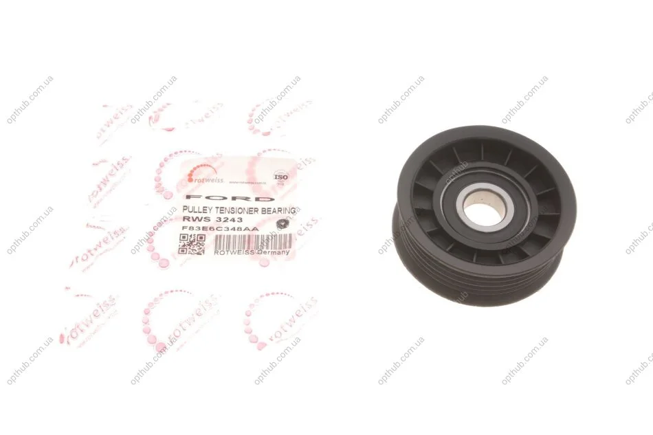 Ролик генератора Ford Transit Connect 1.8 16V 02-13 (паразитний) UA63 ROTWEISS RWS3243 (фото 1)