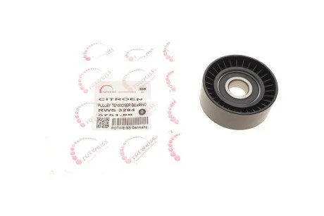 Ролик генератора Citroen/Peugeot/Ford 1.4HDi/1.6TDCi 01- (натяжний) (65x26) UA63 ROTWEISS RWS3284