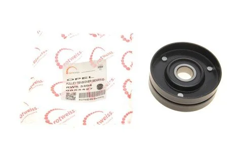 Ролик генератора Opel Combo 1.7CDTI 16V 00- (паразитний) (76x26) UA63 ROTWEISS RWS3304