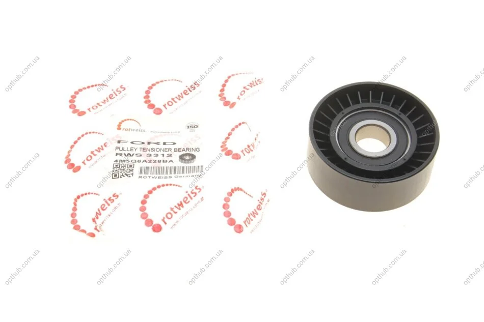 Ролик генератора Citroen/Peugeot/Ford 1.4HDi/1.6TDCi 01- (натяжний) (65x26) UA63 ROTWEISS RWS3312 (фото 1)