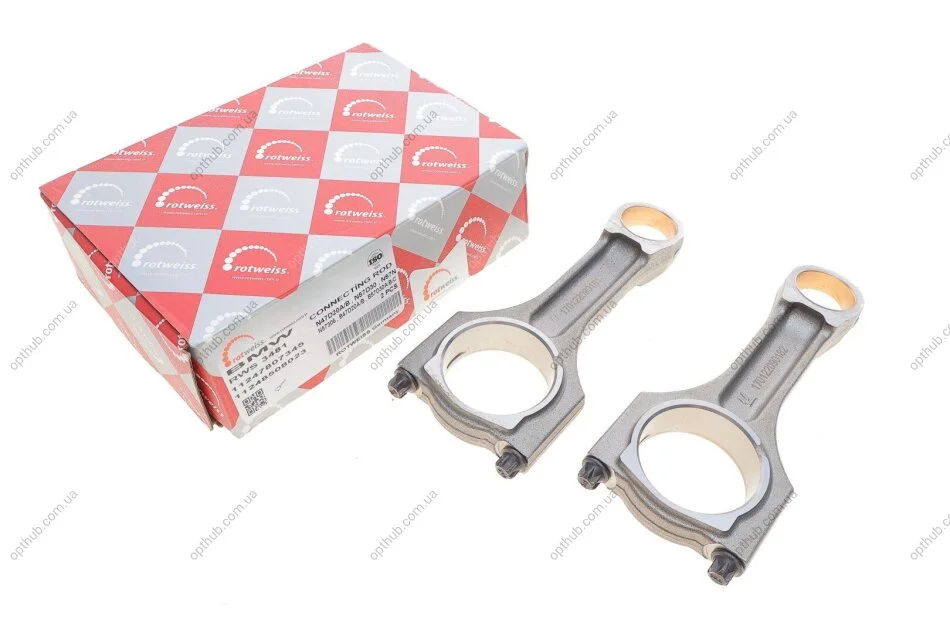 Шатун BMW 3 (E90/F30/F80)/5 (E60/F10)/X5 (F15/F85) 05-18 N47 D20 UA63 ROTWEISS RWS3481 (фото 1)