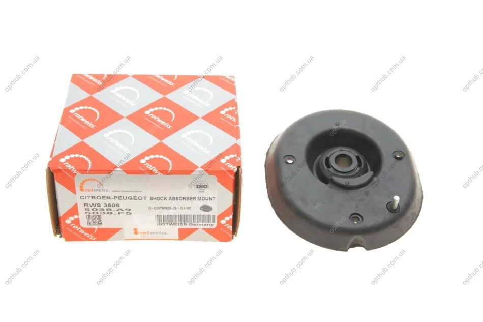 Подушка амортизатора) Citroen C2/ C3 1.1-1.6 03- UA63 ROTWEISS RWS3506 (фото 1)