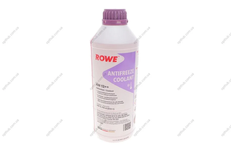 Антифриз HIGHTEC ANTIFREEZE COOLANT AN 12++ (1,5 L) Rowe 21033-0015-99 (фото 1)