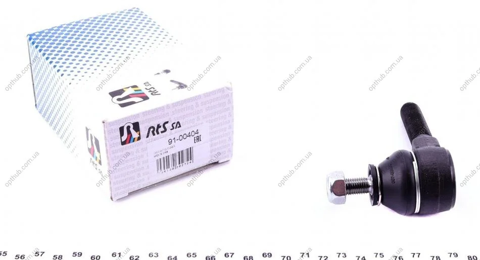 Наконечник тяги рульовой Renault Espace/Rapid/21/25 84-98/Renault 9/11 81-89/Renault 14/18/20 76 UA63 RTS 91-00404 (фото 1)