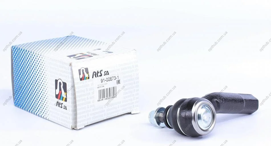 Наконечник тяги рульової (R) Ford Fiesta V 01-10/Fusion 02-12/Mazda 2 03-07 UA63 RTS 91-00673-1 (фото 1)