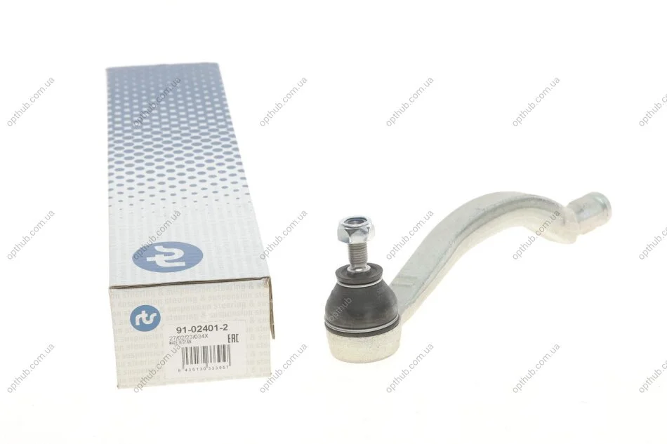 Наконечник тяги рульової (L) Renault Logan/Sandero 04- UA63 RTS 91-02401-2 (фото 1)
