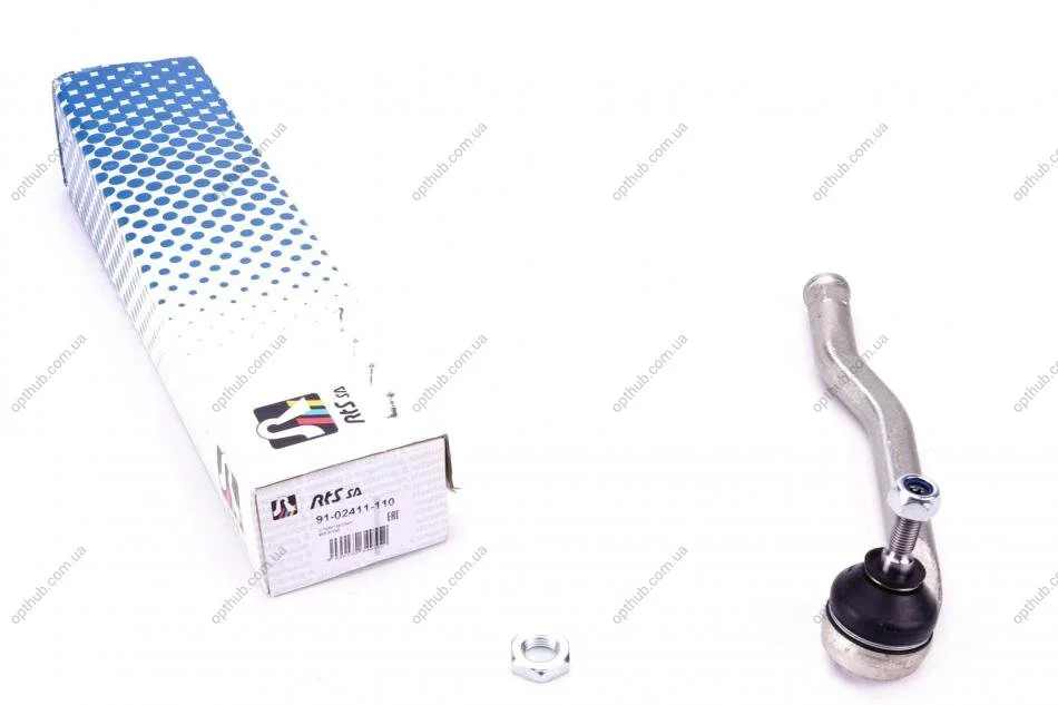 Наконечник тяги рульової (R) Dacia Duster 10-/Renault Duster 11- UA63 RTS 91-02411-110 (фото 1)