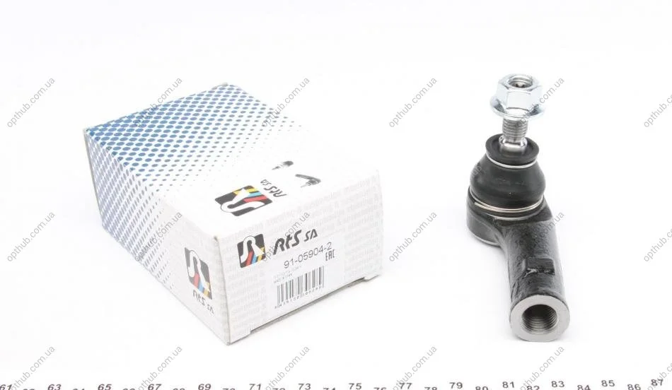 Наконечник тяги рульової (L) Audi A3 99-03/TT 98-06/Seat Leon 01-06/VW Golf IV 02-05 UA63 RTS 91-05904-2 (фото 1)
