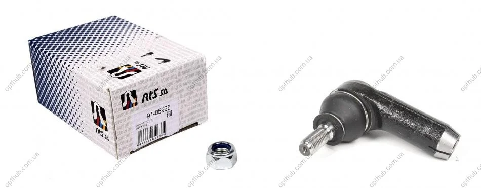 Наконечник тяги рульової (R) Audi A6 94-97/Audi 100/200 79-94 UA63 RTS 91-05925 (фото 1)