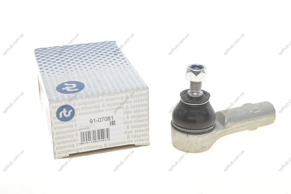 Наконечник тяги рульової Mitsubishi Colt V 96-03/Lancer VII 03-13/Volvo S40/V40 95-04 UA63 RTS 91-07081 (фото 1)