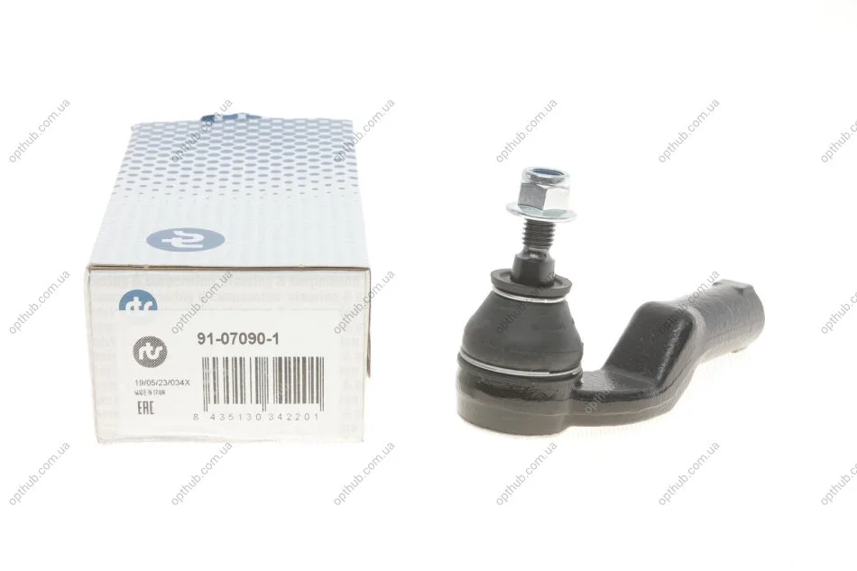 Наконечник тяги рульової (R) Ford C-Max 07-10/Focus II 04-12/Volvo C30/C70/S40/V50 04-13 UA63 RTS 91-07090-1 (фото 1)