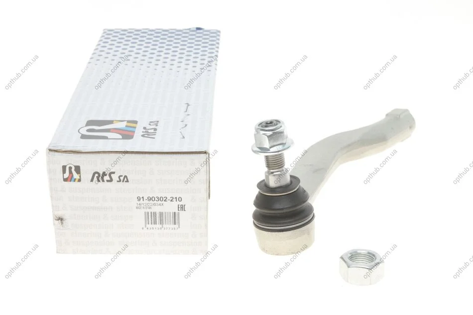 Наконечник тяги рульової (L) Renault Master III/Opel Movano B/Nissan NV400 10- UA63 RTS 91-90302-210 (фото 1)