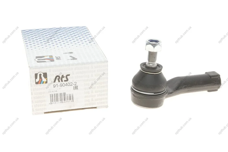 Наконечник тяги рульовой (L) Renault Kangoo/Clio 97-/Megane/Scenic 96-03/Nissan Kubistar/Micra UA63 RTS 91-90402-2 (фото 1)