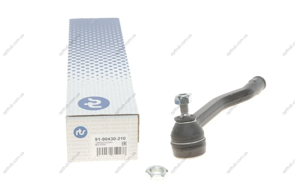 Наконечник тяги рульової (L) Renault Megane III/Scenic III 08-/Fluence 10- UA63 RTS 91-90430-210 (фото 1)