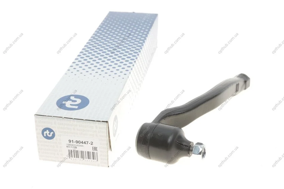 Наконечник тяги рульовой (L) Renault Megane II/Scenic II 02- UA63 RTS 91-90447-2 (фото 1)