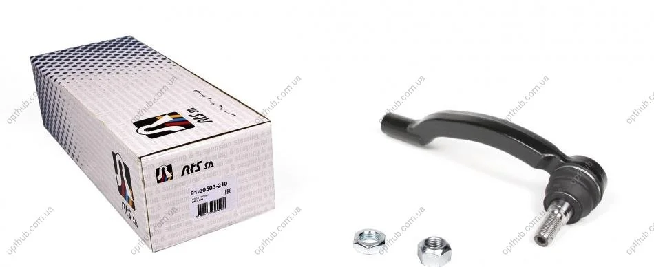 Наконечник тяги рульової (L) Citroen Jumper/Fiat Ducato/Peugeot Boxer 06- UA63 RTS 91-90503-210 (фото 1)