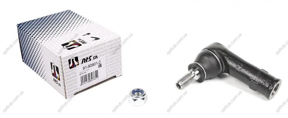 Наконечник тяги рульової (L) VW T4 90-03 (L=85mm/d=16mm) UA63 RTS 91-90901-2 (фото 1)