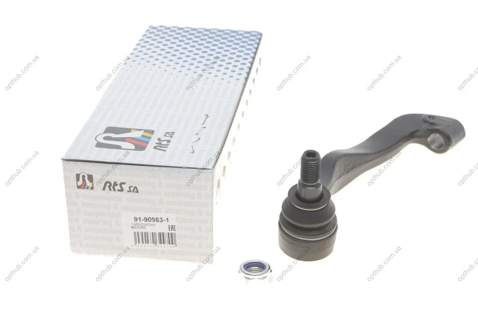 Наконечник тяги рульової (R) VW T5/Multivan V 03-15 UA63 RTS 91-90983-1 (фото 1)