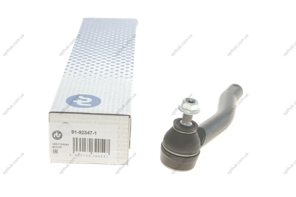 Наконечник тяги рульової (R) Nissan Leaf/Juke 10-/Tiida 11- UA63 RTS 91-92347-1 (фото 1)