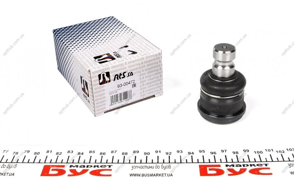 Опора кульова (передня/знизу) Renault Master II/Opel Movano 98-/Nissan Interstar 02- (d=22mm) UA63 RTS 93-00472 (фото 1)