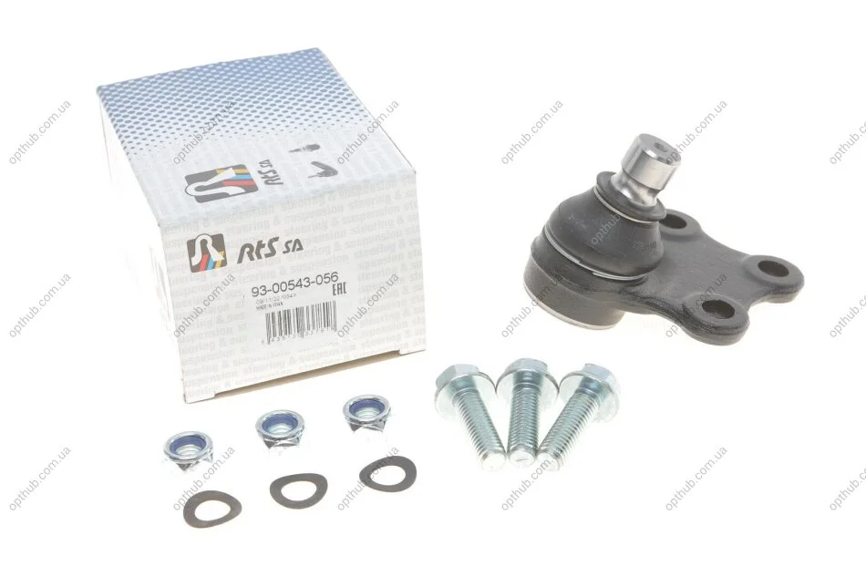 Опора кульова (передня/знизу) Citroen Xsara 97-05 (d=18mm) (opt-om) RTS 93-00543-056 (фото 1)
