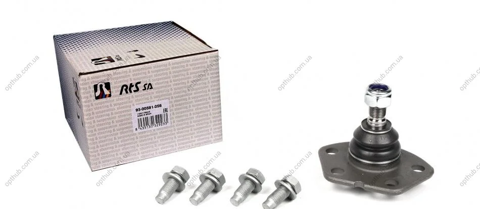 Опора кульова (передня/знизу) Citroen Jumper/Fiat Ducato/Peugeot Boxer 94- (1.4t) UA63 RTS 93-00581-056 (фото 1)
