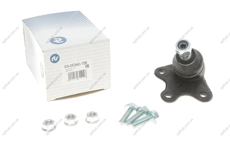 Опора кульова (передня/знизу/R) Seat Cordoba/Ibiza 02-/Skoda Fabia 99-14/Roomster 06-15/VW P UA63 RTS 93-05340-156 (фото 1)