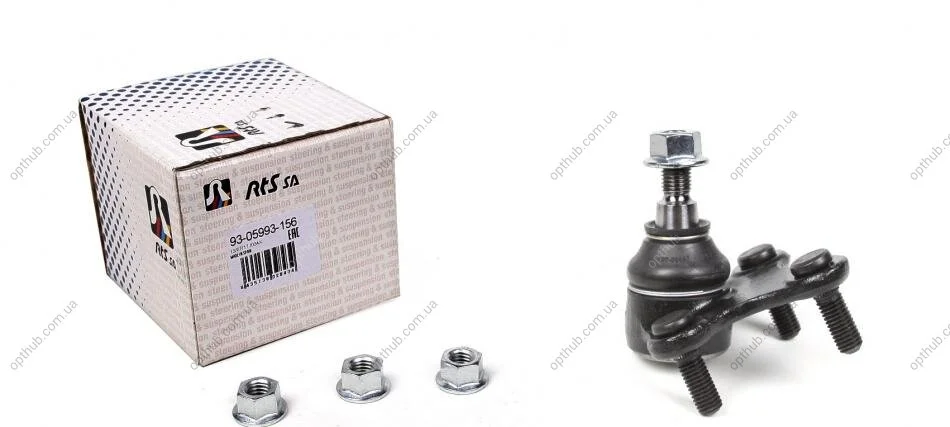 Опора кульова (передня/знизу/R) Audi A3/Skoda Octavia/SuperB/VW Caddy/Golf/Jetta/Touran/Tigu UA63 RTS 93-05993-156 (фото 1)