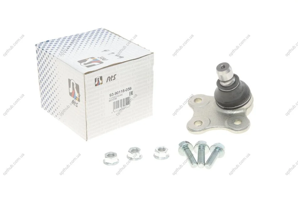 Опора кульова (передня/знизу) Fiat Doblo/500L 10-/Opel Combo 12- (d=18mm) UA63 RTS 93-90118-056 (фото 1)