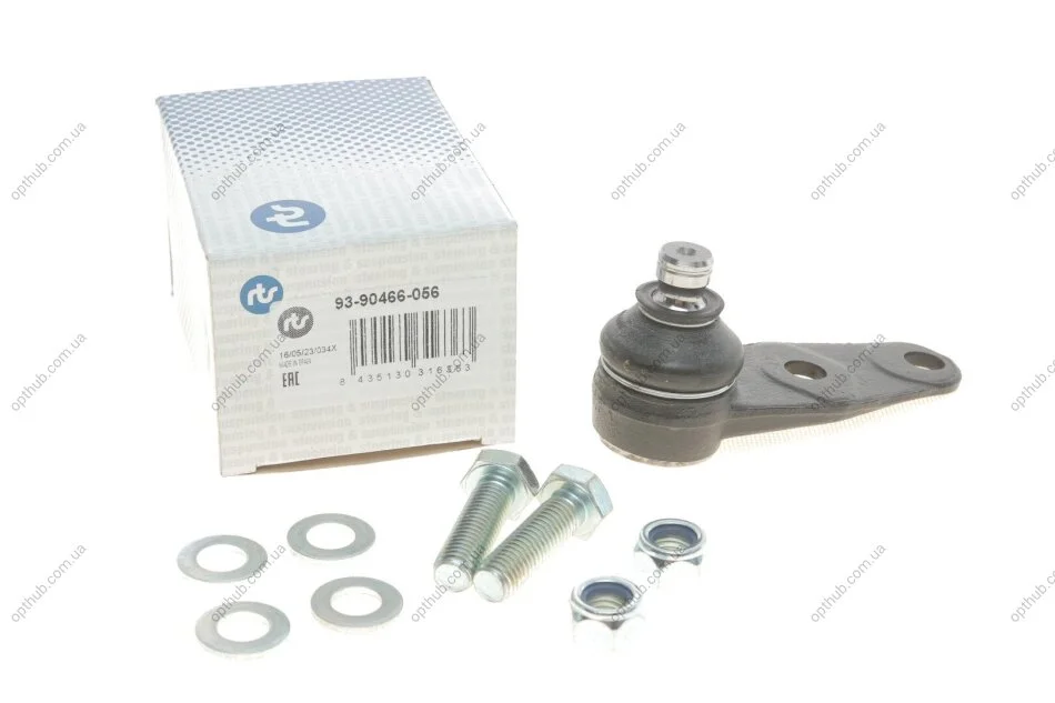 Опора кульова (передня/знизу) Renault Kangoo/Megane/Scenic/Clio 96-/Nissan Kubistar 03- (d=1 UA63 RTS 93-90466-056 (фото 1)