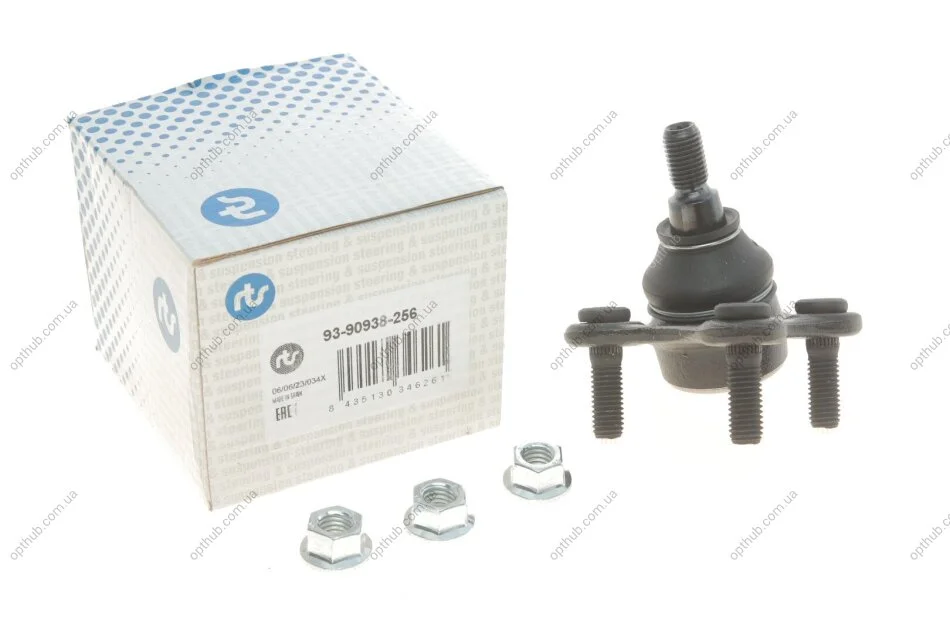 Опора кульова (передня/знизу/L) Audi A3/Seat/Skoda Octavia/SuperB/VW Caddy/Golf/Touran/Tigua UA63 RTS 93-90938-256 (фото 1)