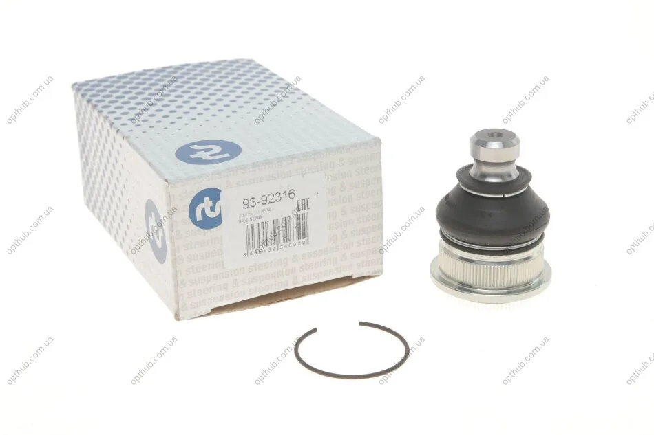 Опора кульова (передня/знизу) Renault Clio/Logan/Megane/Scenic 02- (d=18mm/38.3mm) UA63 RTS 93-92316 (фото 1)