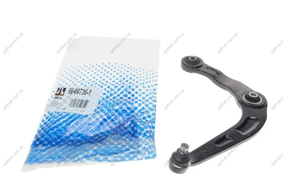 Важіль підвіски (передній/знизу) (R) Peugeot 206 98- (з кульовою d=18mm) UA63 RTS 96-00736-1 (фото 1)