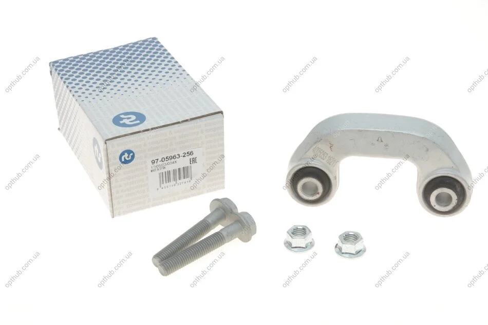 Тяга стабілізатора (переднього) (L) Audi A4/A6/VW Passat 94-05/Skoda SuperB 01-08 UA63 RTS 97-05963-256 (фото 1)