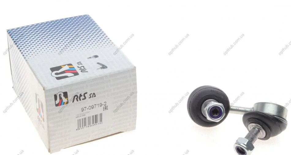 Тяга стабилизатора (переднього) (L) Hyundai Accent I/II 94-05/Matrix 01-10 (d=60mm) UA63 RTS 97-09719-2 (фото 1)