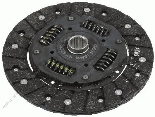 Диск зчеплення VW BORA, GOLF IV, POLO III, 97-05 (пр-во) SACHS 1862 517 031 (фото 1)