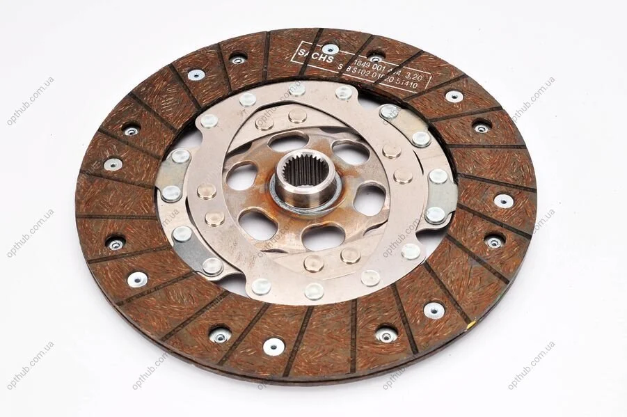 Диск зчепл. AUDI A1, A3,SEAT IBIZA II-IV, VW GOLF III-IV, POLO 1.6TDI-1.8-1.9TDI 95- (Вир-во) 1864 527 3 SACHS 1864 527 337 (фото 1)