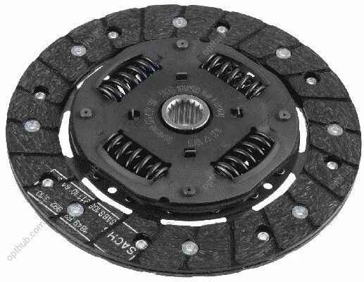 Диск зчеплення SMART: FORFOUR (454), FORTWO CABRIO (451), FORTWO COUPE (451) -ua SACHS 1878 005 088 (фото 1)