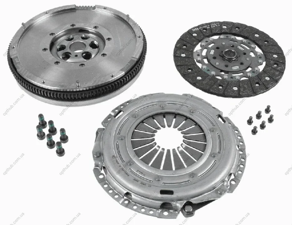 Комплект зчеплення з маховиком VAG MANY 1.9TDI 99- -ua SACHS 2289 601 001 (фото 1)